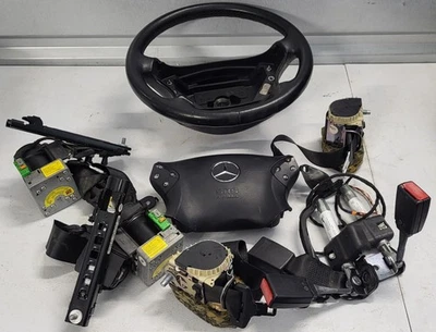 Mercedes Benz W203 C280 2006-2007 4matic dirección completa + juego de cinturones de seguridad OEM Foto 1 de 4