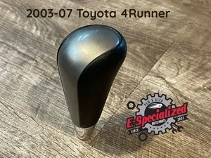 2003-09 Toyota 4RUNNER Interior console Shifter Knob Silver / Black Used - Picture 1 of 8