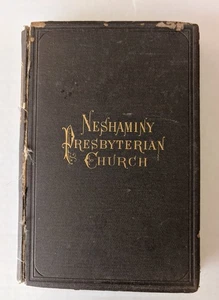 Neshaminy Presbyterianische Kirche von Warwick von Rev. D.K. Turner um 1876 PA - Bild 1 von 8