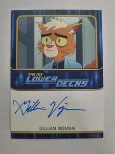 2023 Star Trek: Lower Decks On Card Autograph (Gillian Vigman as Dr. T'Ana) - Picture 1 of 2
