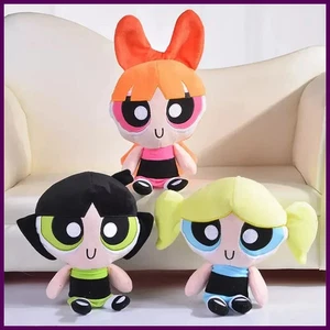 Nuevo 3 piezas/lote 20 cm dibujos animados anime niñas superpoderosas juguetes de peluche linda flor - Imagen 1 de 24