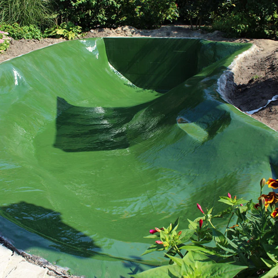 Teich- und Beckenbeschichtung Komplettset | Glasgelege mit Epoxidharz-Decklack - Bild 1 von 4