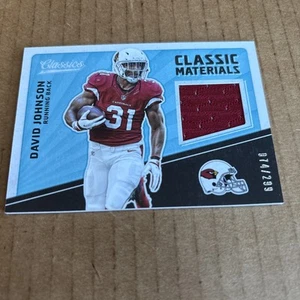 2017 Classics Materials JSY PATCH SP /299 David Johnson #CM-DJ Cardinals (f3) - Picture 1 of 2