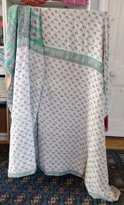Vintage Kantha Quilt Indian Reversible Throw Handmade - Picture 1 of 6