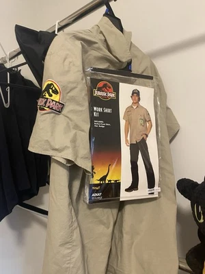 Jurassic Park XL JP Employee Costume Comes with All Accessories - Image 1 of 4