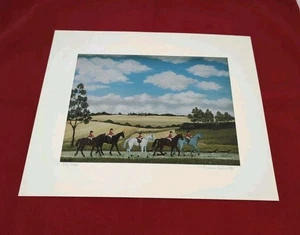 Impresión de equitación ecuestre edición limitada (#376/950) firmada por Diane Wolcott - Imagen 1 de 13