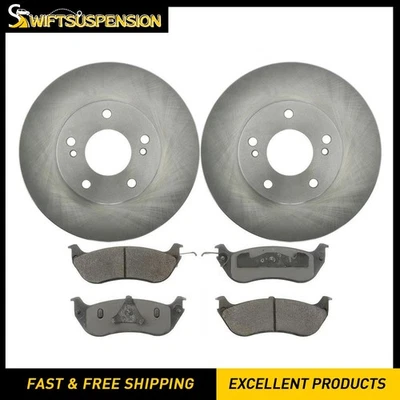 Kit de pastillas de freno rotores de disco delanteros para Nissan 300ZX 1989 1990 3,0 L Foto 1 de 4