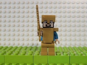 LEGO MINECRAFT Minifiguren #min031 Steve in Pearl Gold Rüstung aus Set #21127 - Bild 1 von 4