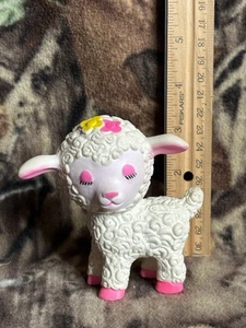 Vintage R Dakin & Co Rubber Squeak Toy Baby Lamb Sheep 1974 - Picture 1 of 6