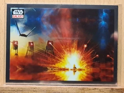 Face the Dark Side #60 2023 Chrome Star Wars Galaxy Luke Skywalker S0118A - Image 1 of 2