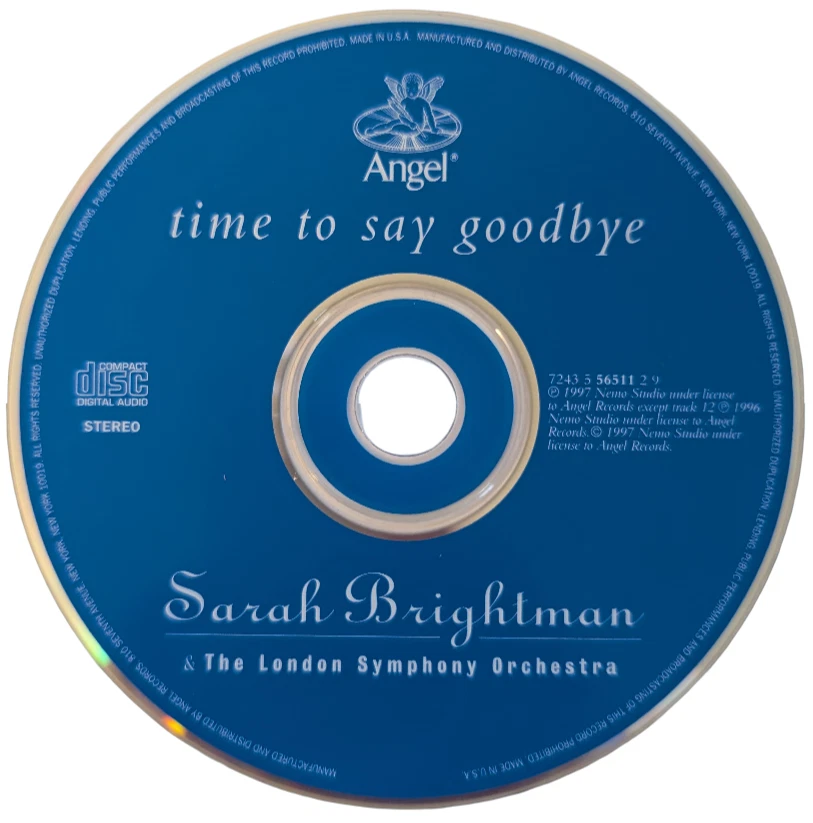 Sarah Brightman & The London Symphony Orchestra – Time To Say Goodbye (CD ONLY) - Bild 1 von 1