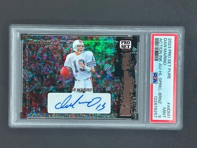 2023 Dan Marino Pro Set Pure Action Ink Sprinkle Bronze 2/4 - Image 1 of 2