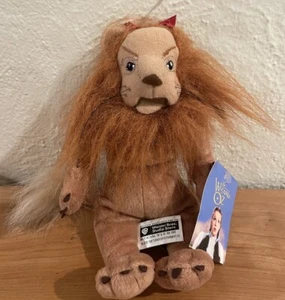 Wizard of Oz Warner Bros Studio Store COWARDLY LION Beanie Plush 1998 W Tags - Picture 1 of 10