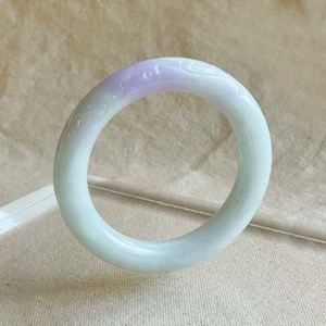 【KATHY JADE】Brazalete Brazalete Esmeralda con Jadeíta Lavanda《57mm》《Grado A》 - Imagen 1 de 2