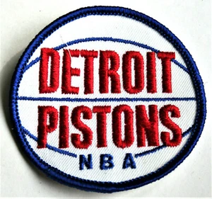 Patch giacca logo squadra basket NBA Detroit Pistons vintage nuova NOS anni 70 - Foto 1 di 2
