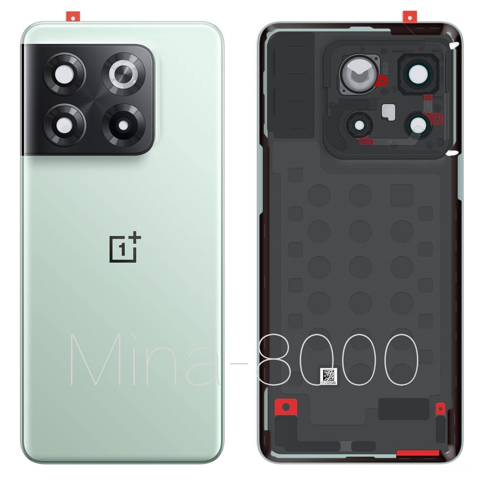 Carcaça de vidro traseira genuína tampa de bateria porta traseira para OnePlus 10T 5G - Imagem 1 de 1