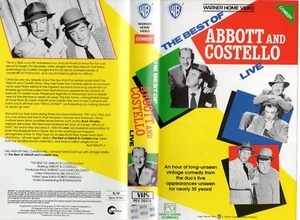 BEST OF ABBOTT & COSTELLO LIVE -VHS-PAL- NEW- Never played!- Original Oz release - Picture 1 of 1