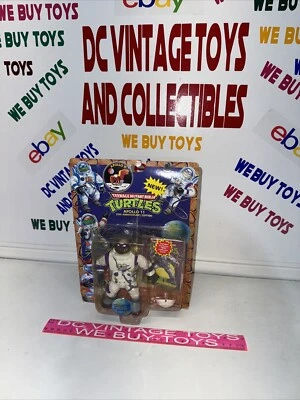 Figura de acción Apollo 11 TMNT 1994 Touchdown Donatello rara sin usar, en caja sellada de colección Foto 1 de 4