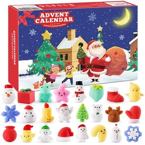 EFISDAY Mochi Advent Calendar 2022 Christmas Countdown Calendar Squishy Toys - Picture 1 of 7