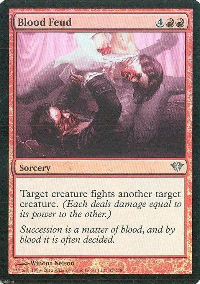 MTG - Dark Ascension - Blood Feud - Foil - NM - Image 1 of 1