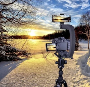 Sports Stabilizing Grip Handle For Sony ILCE-7S A7s II DSC-RX10 III M3 - Picture 1 of 2