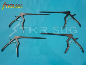 4 Kerrison Rongeurs 8''Black(1.2.3.4mm)45 Degree Cervicl Orthopedic Instruments - Picture 1 of 4