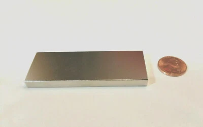 N52 Large 3” Neodymium Block Magnet Super Strong Rare Earth Pull Force 65 lbs
