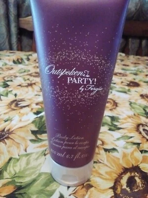 Body Lotion Outspoken Party By Fergie 6.7 Fl. Oz. New Pheony Raspberry... - Image 1 of 4