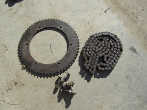 1978 kawasaki ke125 - rear sprocket and chain - Foto 1 di 4