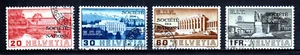 SWITZERLAND — SCOTT 2O57-2O60 — 1938 LEAGUE OF NATIONS SET — USED/CTO — SCV $19 - Picture 1 of 2