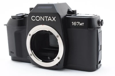 [COMO NUEVO] Cuerpo de cámara fotográfica Contax 167MT 35 mm SLR negro de JAPÓN Foto 1 de 4
