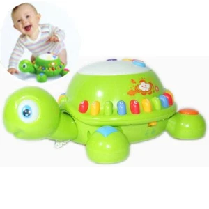 Nuevo Lindo Niños Niños Lindo Pull Along Tortuga Canta ABC y Otras Canciones - Imagen 1 de 1