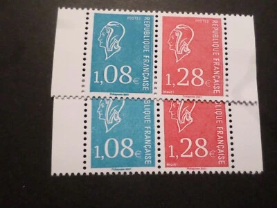 FRANCE 2021 VARIETE' COULEURS PAIRE timbres 50 ANS MARIANNE BEQUET neuf** MNH C - Photo 1/2