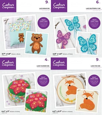 Gemini Soft Craft Lace Layering Collection - Metal Dies by Crafters Companion