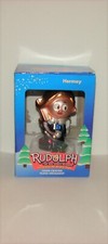 2002 used Rudolph The Red Nosed Reindeer Hand Crafted Glass Ornament Hermey