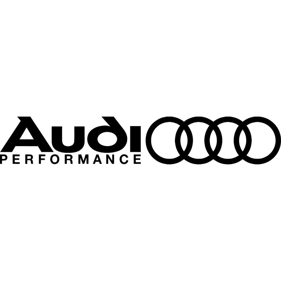 Audi Performance Vinyl Decal Car Window Tumbler Laptop Mirror Bike Flask - Image 1 of 1