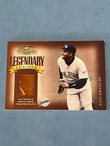 TONY GWYNN 2002 DONRUSS CLASSICS LEGENDARY LEATHER PIECE OF GU GLOVE 38/50 - Picture 1 of 4