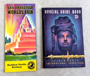 Official Guide Book 1940 Golden Gate Exposition San Francisco Worlds Fair W/Map - Picture 1 of 6