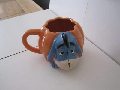 DISNEY EEYORE 3D PUMPKIN MUG HALLOWEEN WINNIE THE POOH LARGE UNUSED - Image 1 of 4