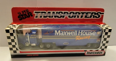 #22 Sterling Marlin / MAXWELL HOUSE Racing Matchbox Superstar Transporter 1990 - Image 1 of 2