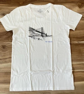 J. Camiseta de coleccionista ""San Francisco"" para mujer Crew Factory - Imagen 1 de 4