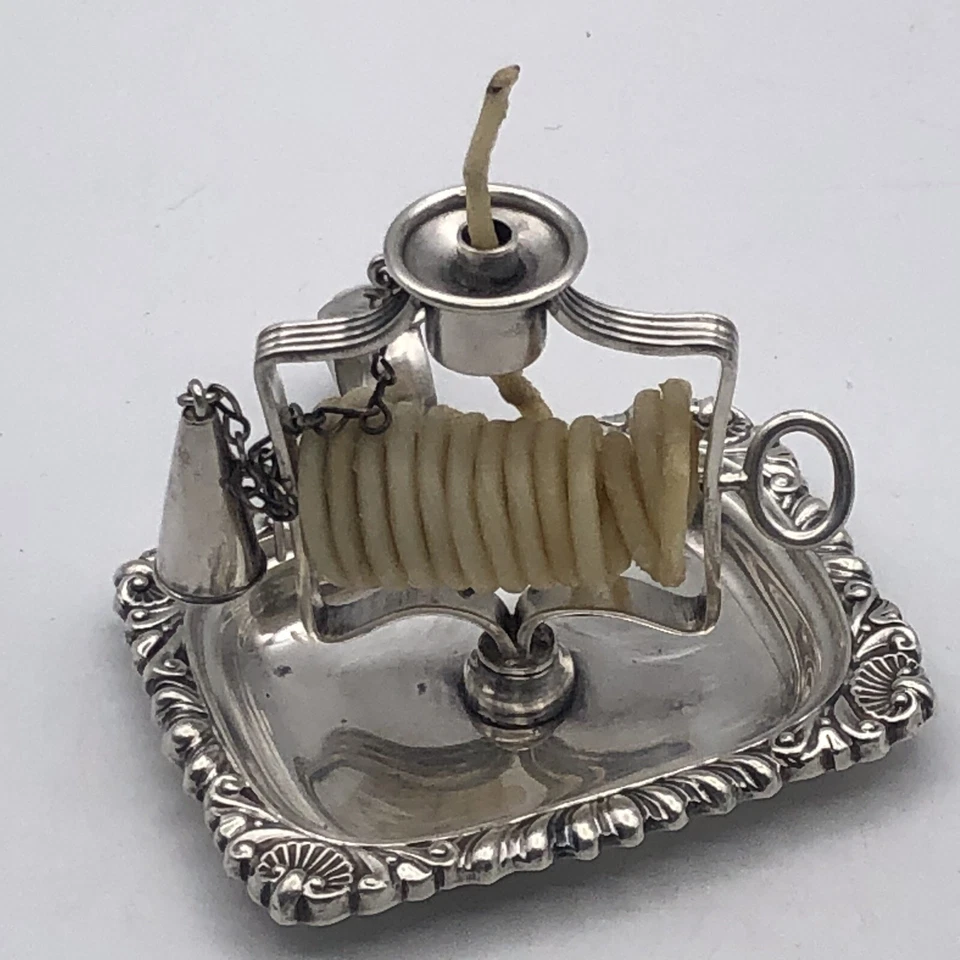 Antiguo plato inglés de cera Jack de mediados del siglo XIX Sheffield #3385 Foto 1 de 4