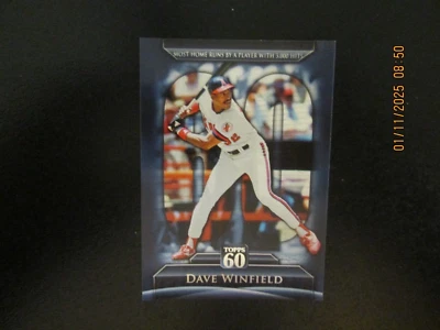 DAVE WINFIELD ANGELS 2011 TOPPS 60 CARD #T60-77  HOF 2001 - Image 1 of 2