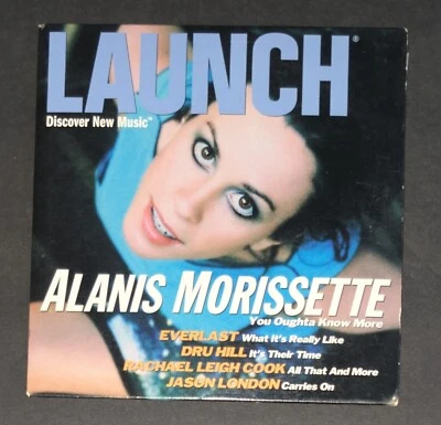 Alanis Morissette Launch 26 компакт-диск Rom музыкальный журнал 1999 Everlast Dru Hill - Изображение 1 из 4