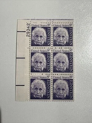 1966  8 cent U.S  Postage, Plate Block of 6 Stamps. - Image 1 of 2