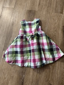 Crazy 8 Toddler Girls’ Dress Size 2T, Multicolor Plaid, VGUC - Picture 1 of 4