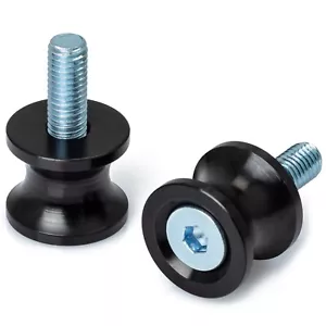 Pair Motorcycle Horse Stands Accessories Camo Lift Screw M 0 8 Black - Picture 1 of 2