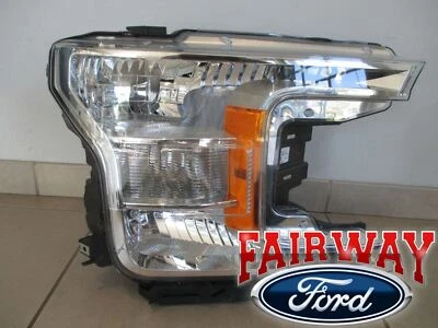 18 thru 20 F-150 OEM Ford Chrome Halogen Headlamp RH Passenger XL XLT KL3Z13008M - Imagem 1 de 4