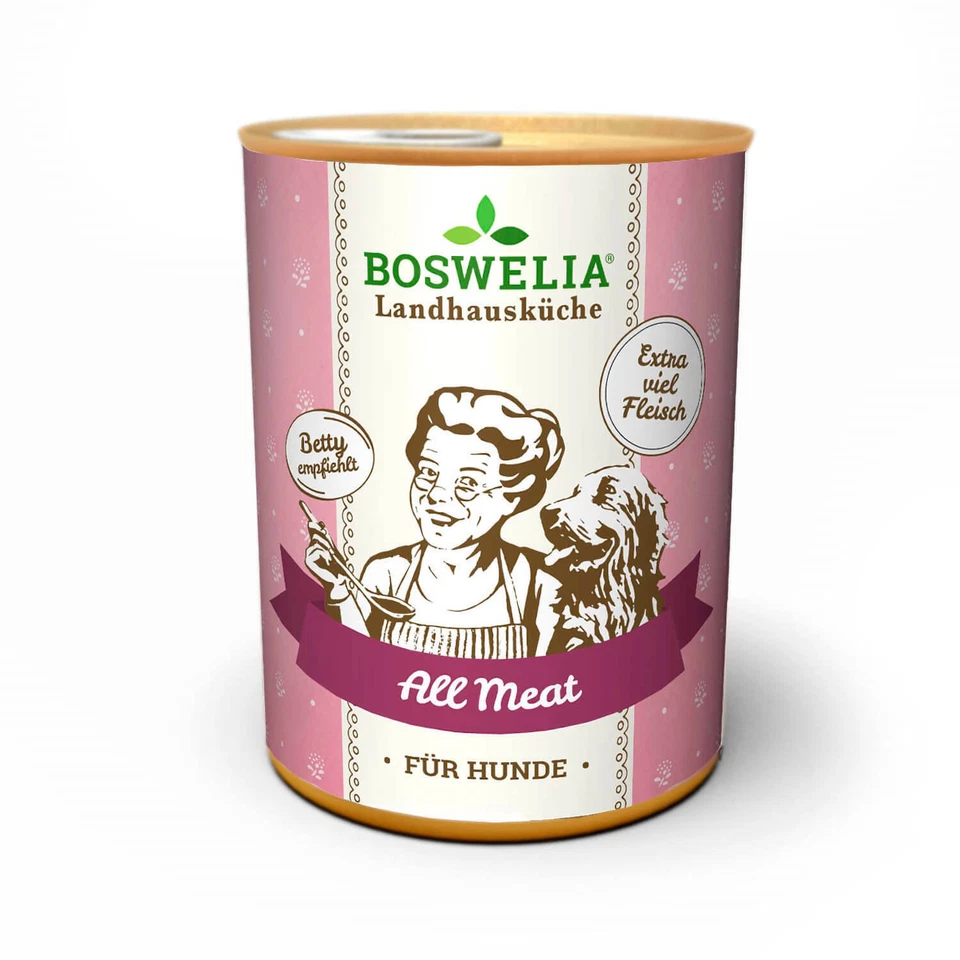 Bettys Landhausküche All Meat 200g 6 Stück Reinfleischdose Nassfutter für Hunde - Bild 1 von 1