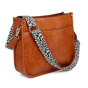 RIVERICH Crossbody Bag for Women Trendy Vegan Leather Hobo Handbags Guitar Strap - Picture 1 of 2